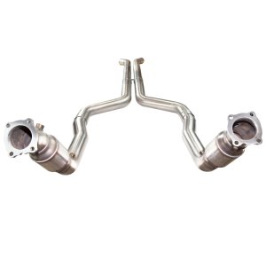 Cadillac ATS-V Performance Exhaust - Kooks Headers - Green Catted Downpipes - GREEN - `16-`18